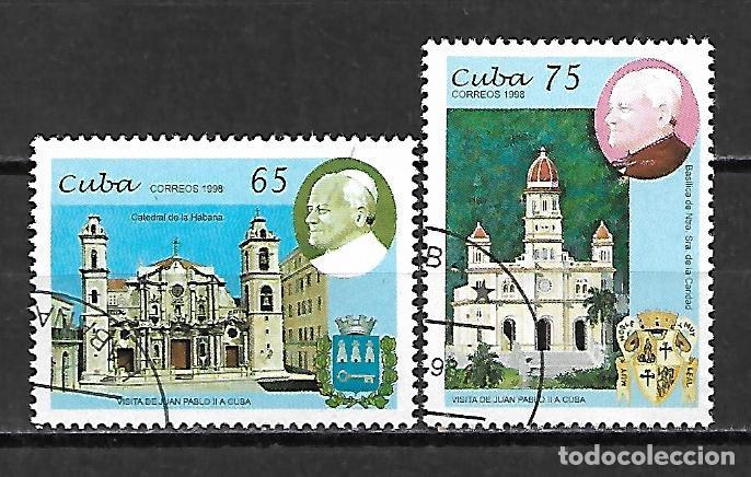 Sellos: CUBA SERIE COMPLETA MATASELLADA DE 1998 - Foto 1