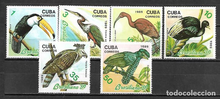 Sellos: CUBA SERIE COMPLETA MATASELLADA DE 1989 - Foto 1