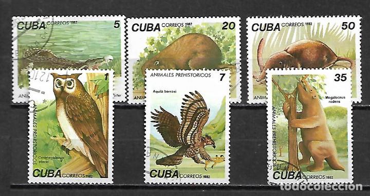Sellos: CUBA SERIE COMPLETA MATASELLADA DE 1982 - Foto 1