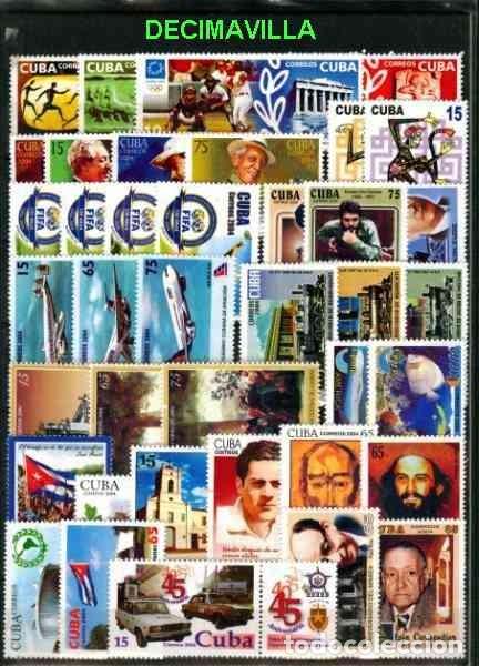 Sellos: CUBA/KUBA 2004, A&Ntilde;O COMPLETO USADO - Foto 2