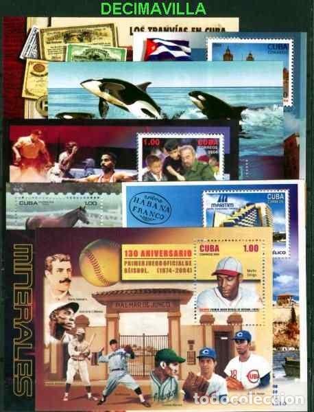 Sellos: CUBA/KUBA 2004, A&Ntilde;O COMPLETO USADO - Foto 3