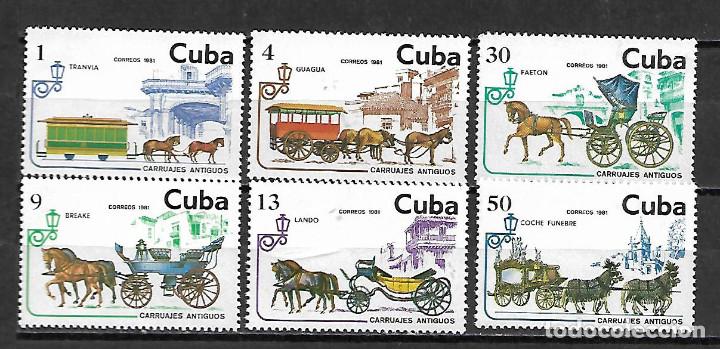 Sellos: CUBA SERIE COMPLETA NUEVA PERFECTA 1981 - Foto 1