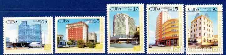 Sellos: CUBA. SERIE COMPLETA DEL A&Ntilde;O 2008, EN NUEVO - Foto 1