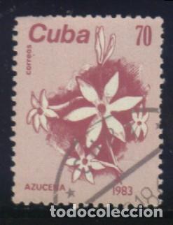 Sellos: S-02024- CUBA. AZUCENA. - Foto 1