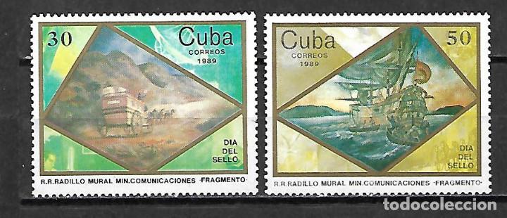 Sellos: CUBA SERIE COMPLETA NUEVA PERFECTA 1989 - Foto 1