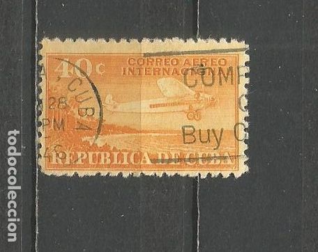 Sellos: CUBA CORREO AEREO YVERT NUM. 9 USADO - Foto 1