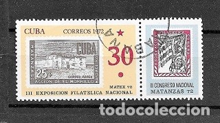 Briefmarken: Cuba,1972,111 exposici&oacute;n filat&eacute;lica nacional,yvert 1622,usados