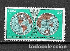 Briefmarken: Cuba,1971,servicios de radiodifusi&oacute;n,yvert 1498,usado
