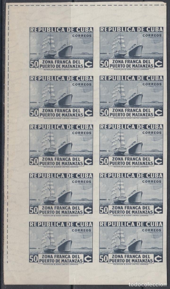 Timbres: 1936.150 CUBA. REPUBLICA. 1936. 50c. ZONA FRANCA MATANZAS. ALEGORIA DE LA NAVEGACION. BARCOS. SHIP.