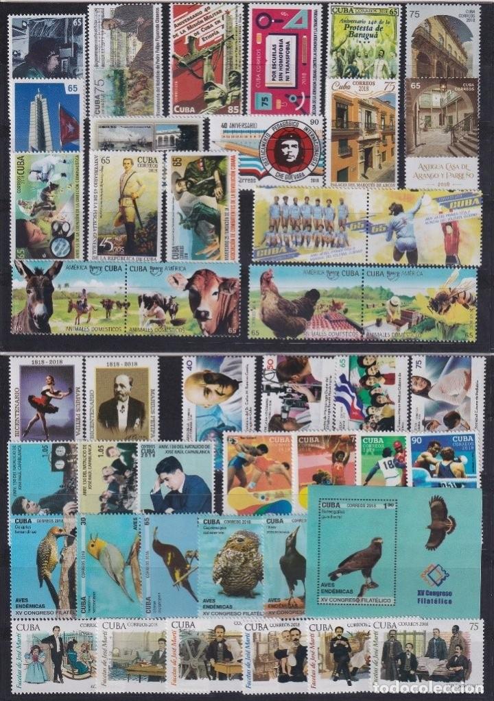 Briefmarken: 2018.146 CUBA 2018 MNH COMPLETE ISSUE OF 2019.