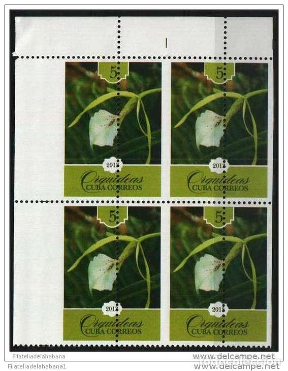 Briefmarken: 2013.33CUBA 2013 BLOQUE 4 ORQUIDEAS.PERFORATION ERROR. ORCHILD FLOWER.