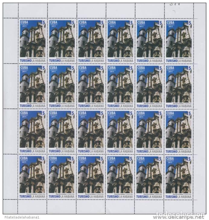Francobolli: 2011.522 CUBA 2011 COMPLETE MNH SHEET.  TURISMO. OLD HAVANA VIEW. VISTAS DE LA HABANA