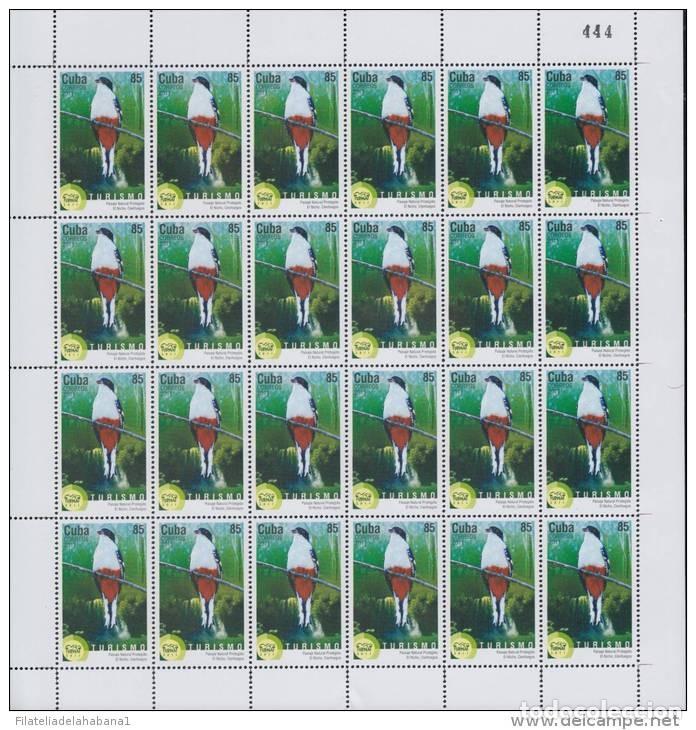 Stamps: 2011.521 CUBA 2011 COMPLETE MNH SHEET.  TURNAT. TURISMO. AVES. PAJAROS. BIRDS.