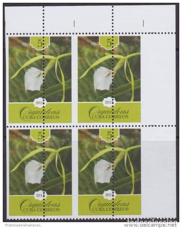 Sellos: 2012.258 CUBA MNH PROOF ERROR BLOCK PERFORATE ERROR MNH PROOF ORQUIDEAS. - Foto 1