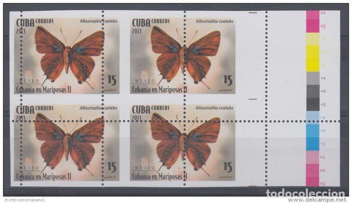 Sellos: 2013.342 CUBA MNH PROOF ERROR BLOCK PERF ERROR BUTTERFLIES MARIPOSAS - Foto 2