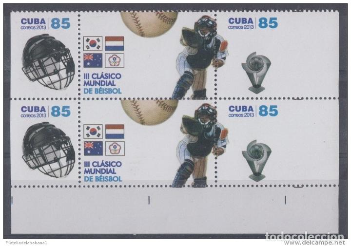 Sellos: 2013.302 CUBA MNH PROOF ERROR BLOCK. PERFORATION ERROR. BASEBALL. BEISBOL - Foto 1