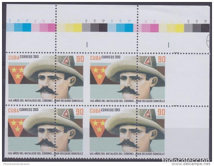 Sellos: 2013.371 CUBA MNH PROOF ERROR BLOCK PERFORATE ERROR MNH PROOF CORONEL JUAN - Foto 1
