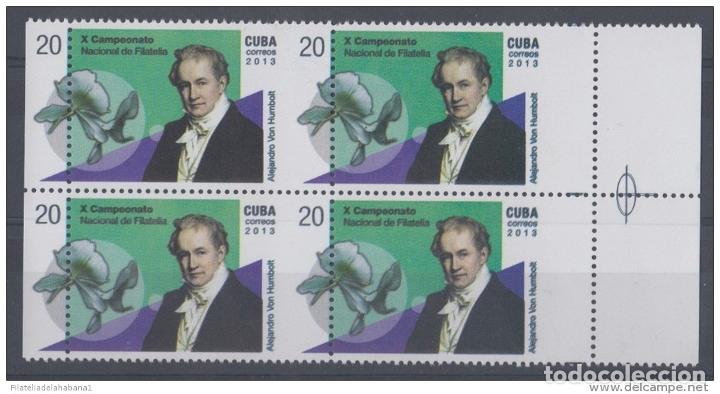 Sellos: 2013.323 CUBA MNH PROOF ERROR BLOCK PERFORATION ERROR VON HUMBOLT GERMANY - Foto 1