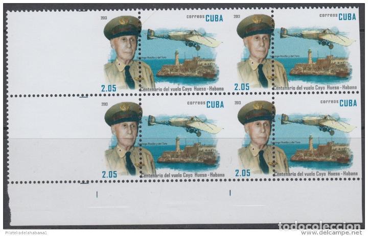 Sellos: 2013.330 CUBA MNH PROOF ERROR BLOCK ERROR KEY WEST MIAMI FLIGHT ROSILLO - Foto 1