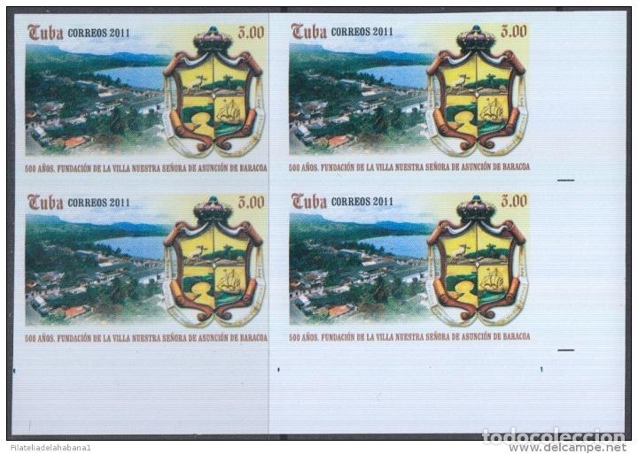 Sellos: 2011.301 CUBA MNH PROOF ERROR BLOCK. VILLA ASUNCION DE BARACOA - Foto 1