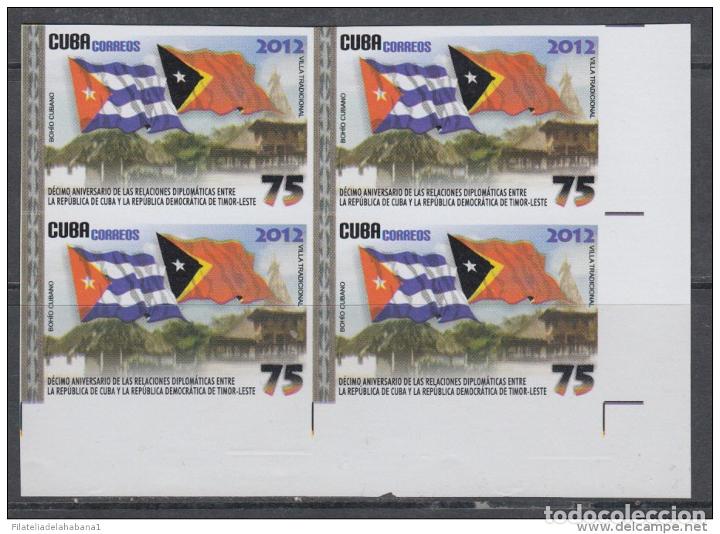 Sellos: 2012.203 CUBA MNH. PROOF ERROR BLOCK. REPUBLICA WEST TIMOR - Foto 1