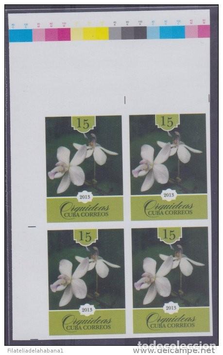 Sellos: 2013.388 CUBA 2013 PROOF ERROR MNH FLOWER ORCHIDS. - Foto 1