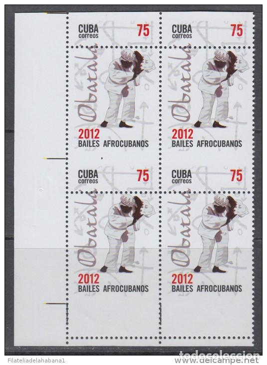 Sellos: 2012.215 CUBA MNH PROOF ERROR BLOCK. PERFORATION ERROR. BAILES. DANCE. - Foto 1