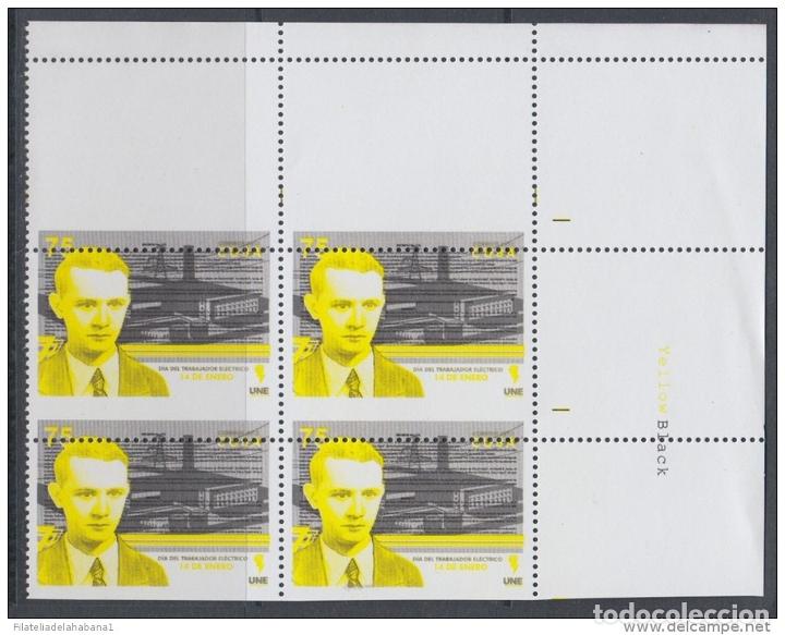 Sellos: 2012.229 CUBA MNH PROOF ERROR BLOCK ERROR COLOR.ANTONIO GUITERAS - Foto 2