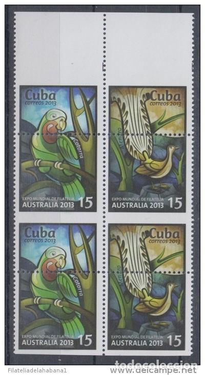 Sellos: 2013.309 CUBA MNH PROOF ERROR BLOCK. PERFORATION ERROR. AUSTRALIA. MENURO - Foto 1