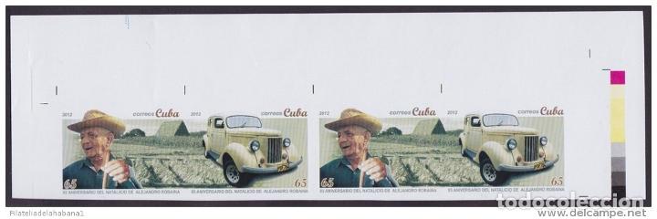 Sellos: 2012.262 CUBA MNH PROOF ERROR BLOCK IMPERF ERROR MNH PROOF TOBACCO TABACO. - Foto 2