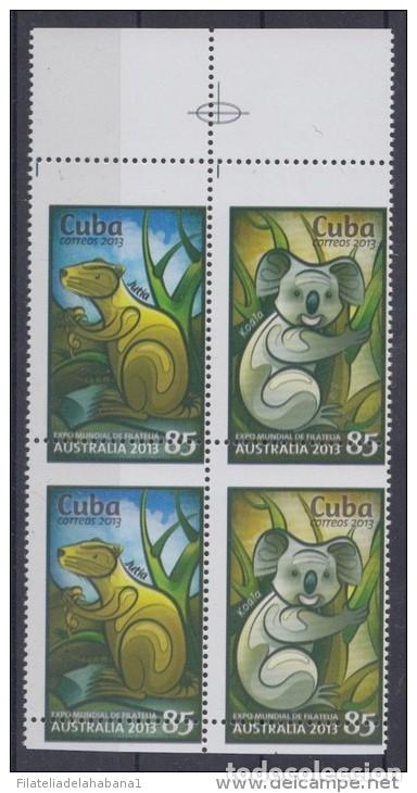 Sellos: 2013.308 CUBA MNH PROOF ERROR BLOCK. PERFORATION ERROR. AUSTRALIA. KOALA. - Foto 2