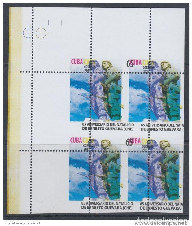 Sellos: 2013.354 CUBA MNH PROOF ERROR BLOCK ERROR DOUBLE COLO ERNESTO CHE GUEVARA - Foto 1