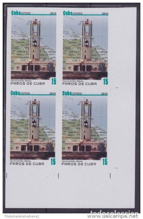 Sellos: 2011.324 CUBA 2011 PROOF ERROR MNH FAROS LIGHTBOX - Foto 2