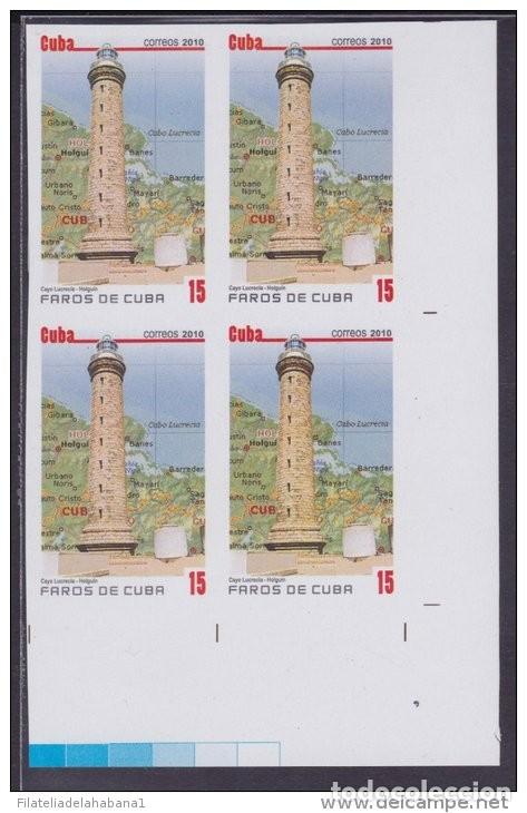 Sellos: 2011.325 CUBA 2011 PROOF ERROR MNH FAROS LIGHTBOX - Foto 1