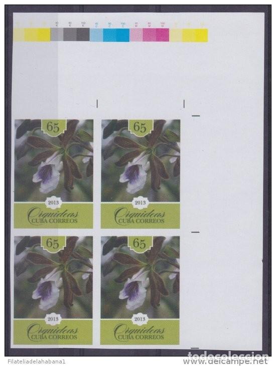 Sellos: 2013.384 CUBA 2013 PROOF ERROR MNH FLOWER ORCHIDS - Foto 1