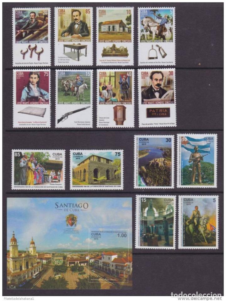 Sellos: 2015 A&Ntilde;O COMPLETO. COMPLETE YEAR 2015 MNH - Foto 3
