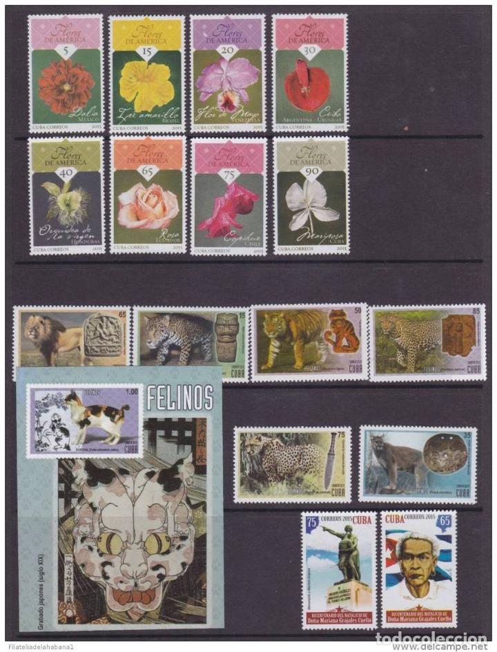 Sellos: 2015 A&Ntilde;O COMPLETO. COMPLETE YEAR 2015 MNH - Foto 7