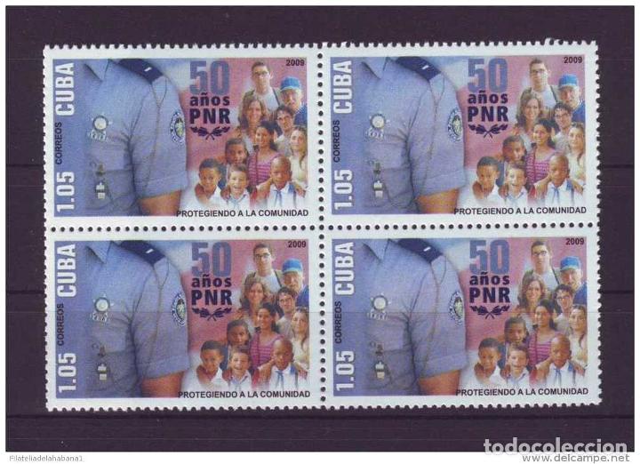 Briefmarken: 2009.41 CUBA 2009 COMPLETE SET BLOCK 4 MNH 2009 POLICE. 50 ANIV PNR.