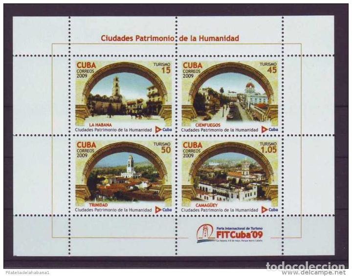 Briefmarken: 2009.54 CUBA 2009 COMPLETE SET MNH PATRIMONIO CITY. CIUDADES PATRIMONIO. LA HABANA. CAMAGUEY. TRINID