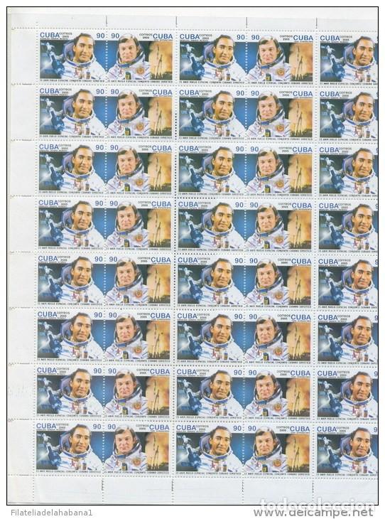 Selos: 2005.514 CUBA COMPLETE MNH SHEET 2005 COSMOS ARNALDO TAMAYO SPACE ASTRONAUTICS