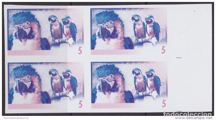 Sellos: 2006.350 CUBA MNH PROOF ERROR BLOCK IMPERF ERROR. PAJARO BIRD. - Foto 2