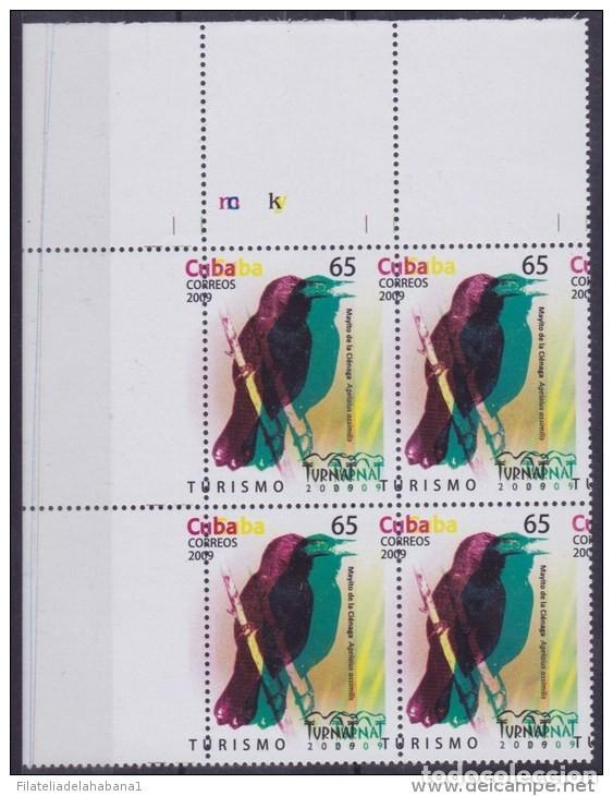 Sellos: 2009.233 CUBA MNH PROOF ERROR BLOCK PERFORATE DOUBLE COLOR - Foto 1