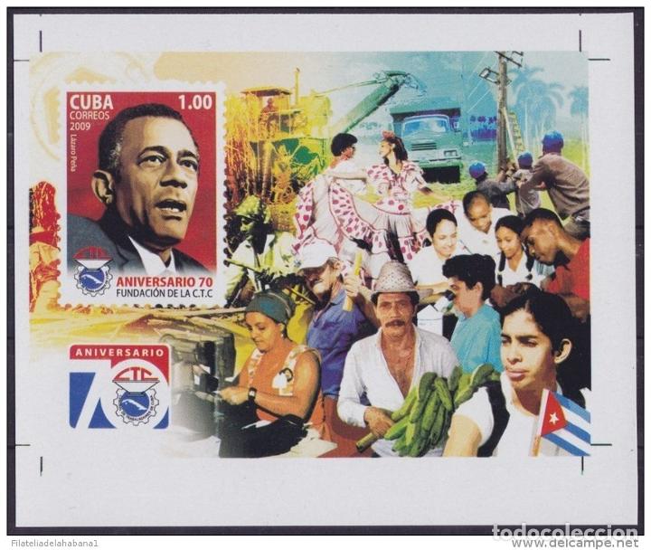 Sellos: 2009.232 CUBA MNH PROOF ERROR BLOCK IMPERF ERROR . FUNDACION CTC H - Foto 1
