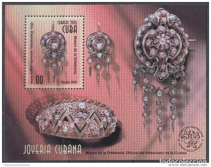 Briefmarken: 2005.342 CUBA 2005. Ed.4908. HF MNH JOYERIA CUBANA, JEWERLY.