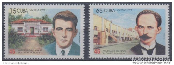 Briefmarken: 1998.23- * CUBA 1998. MNH. 45 ANIV ATAQUE AL CUARTEL MONCADA. MONCADA BARRACK ATTACK.