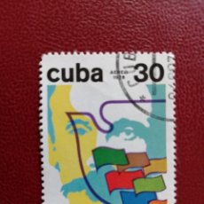 Sellos: CUBA - VALOR FACIAL 30 - XXV ANIVERSARIO ASALTO CUARTEL MONCADA