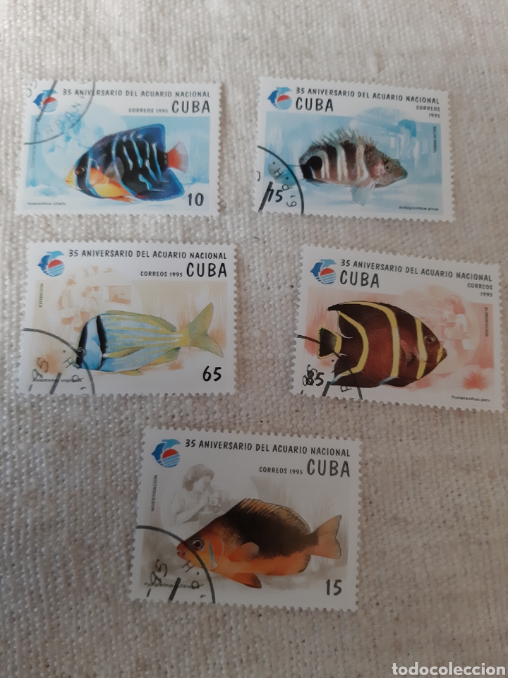 Sellos: 1995 Cuba Peces serie completa - Foto 1