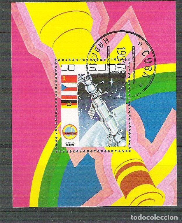 Sellos: Cuba 1979 Space, perf. sheet, used AA.064 - Foto 1