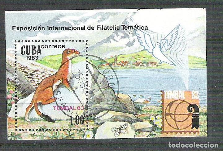 Sellos: Cuba 1983 UPU, perf. sheet, used AA.070 - Foto 1