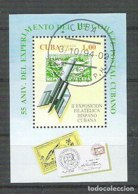 Sellos: Cuba 1994 Space, UPU, perf. sheet, used AA.084 - Foto 1